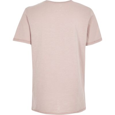 Boys pink skull t-shirt